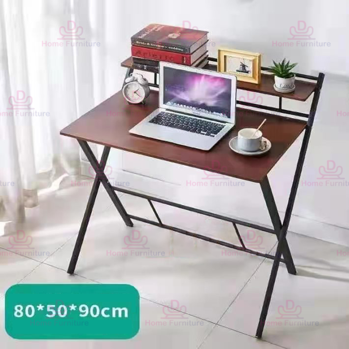 ontop-โต๊ะ-โต๊ะทำงาน-โต๊ะเอนกประสงค์-โต๊ะพับได้-modern-style-โต๊ะไม้-โต๊ะทำงานมีชั้นวาง-โต๊ะคอมพิวเตอร์-โต๊ะพร้อมชั้นวางของ-พร้อมส่ง