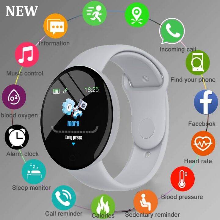 D18 Pro Smart Watch For IOS Men Women Bluetooth Fitness Tracker Sport