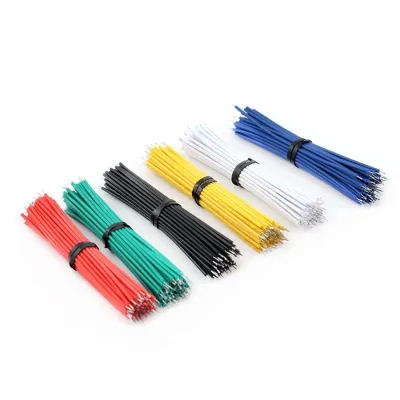 120 PCS/kit Tin-Plated Breadboard PCB Solder Cable 24AWG 8cm Fly Jumper Wire Cable Tin Conductor Wires 1007-24AWG Connector Wire