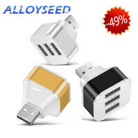 พอร์ต USB Hub การถ่ายโอนข้อมูลที่รวดเร็วแบบพกพา USB Splitter พร้อมไฟแสดงสถานะ LED สำหรับคอมพิวเตอร์แล็ปท็อป Docking Station อุปกรณ์เสริม PC-bai shun xin trade