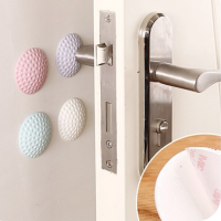 【2023】1Pcs Wall Thickening Mute Door Stick Golf Styling Rubber Fender Handle Door Lock Pad Home Protection Stickers