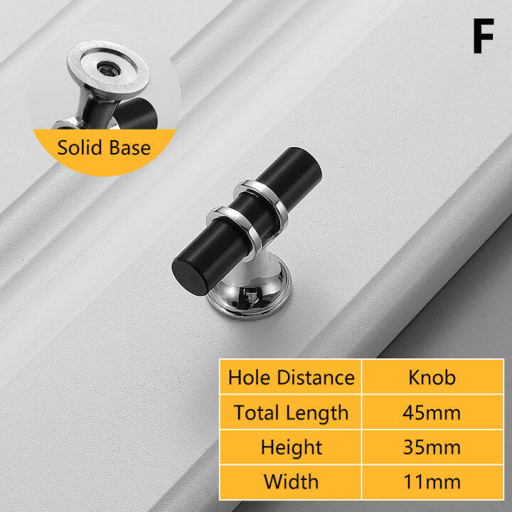 p5u7อุปกรณ์เหล็กเครื่องตกแต่งบ้านที่จับประตู-knob-laci-แบบดึงตู้ครัวทันสมัยโลหะสีดำสำหรับตู้เสื้อผ้า1ชิ้น