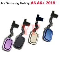 สําหรับ Samsung Galaxy A6 J4 J6 J8 2018 J6 + A6 + A6 plus เครื่องอ่านลายนิ้วมือ Touch ID Sensor Return Key Home Button Flex Cable