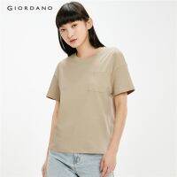 COD hjzfk0 GIORDANO เสื้อยืดผู้หญิง ทรงหลวม Womens Cotton Oversize Tee 05321202