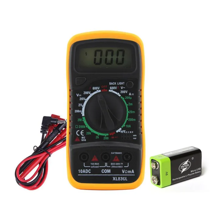 XL830L Digital Multimeter Esr Meter Testers Automotive Electrical Dmm