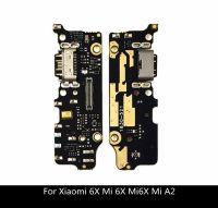 สำหรับ Xiaomi 6x Mi 6x Mi6x A2 Usb เชื่อมต่อแท่นชาร์จ Pcb ที่ชาร์จบอร์ดพอร์ตริบบิ้นไมโครโฟนสายเคเบิลยืดหยุ่นกับ Usb