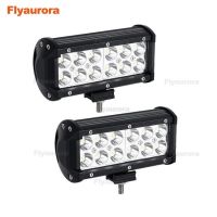 Flyaurora โคมไฟทำงานเอสยูวีออฟโรดแท่ง Led ไฟลำแสงขนาด7นิ้ว36W สำหรับอุปกรณ์เรือรถแทรกเตอร์