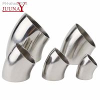 19/25/32/34/38/45/48/51/57/63/76/102mm OD Butt Welding 45 Degree Elbow SUS 304 Stainless Steel Sanitary Pipe Fitting Homebrew