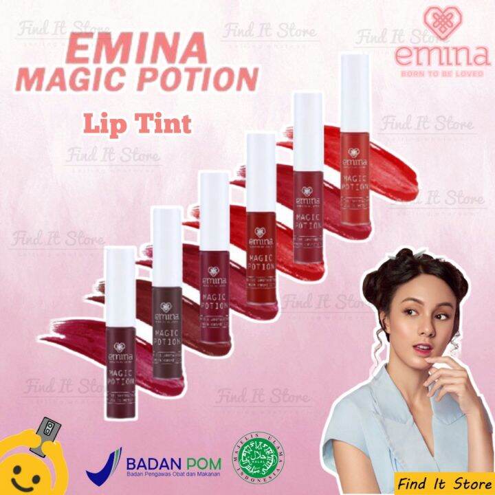 Emina Magic Potion Lip Tint Liptint BPOM Waterproof Original
