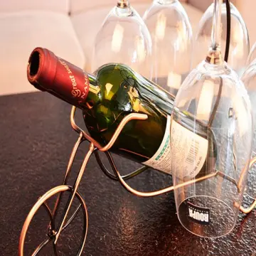 How to Make a Wine Bottle and Glass Display