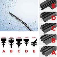 1PCS Car Wiper Blade Insert Natural Rubber Strip for BMW E46 E90 Audi A4 A6 Ford Fiesta Honda Civic Hyundai Solaris