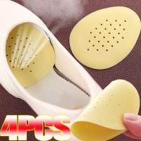 Ice Silicone Sole Half Size Insole Womens High Heels Soft Non Slip Shoes Pad Care Insoles Anti Friction Massage Cushion 2/4Pcs