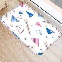 Graffiti Geometric Door Mat Bathroom Carpet Entrance Balcony Mat Decor Carpet Teen Room Decoration Corridor Living Room Carpet