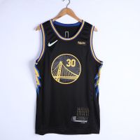 ครบรอบ 75 ปี 2022 นักรบรัฐสีทอง #30 เสื้อกีฬาบาสเก็ตบอล Stephen Black Curry 0uij