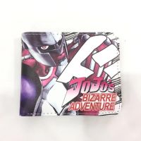 กระเป๋าสตางค์ Adventure สีมหัศจรรย์ของ JoJO รูปภาพสี uni ส่วนสั้นสองพับ Wallet