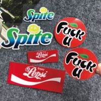 Pepsi Cola Fanta Sprite สติ๊กเกอร์ติดรถยนต์ไฟฟ้าด้านข้างของสติกเกอร์ติดกระจกฝาหน้าฝาหลังกระโปรงรถสะท้อนแสงสติกเกอร์รถสร้างสรรค์โลโก้แฟชั่นสไตล์แฟชั่น