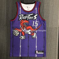 ∈✌✉ Mens NBA Basketball Jerseys Toronto Raptors Jersey Vince Carter Mitchell Ness Rock 1998 Regatta Jersey