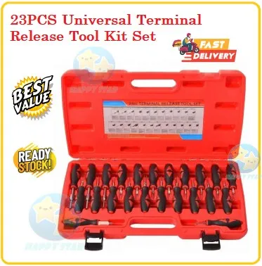 Terminal Removal Tool Kit, 23pcs Universal Automotive Wire Terminal Removal  Tool Connector Pin Remover Extractor Tool Kit