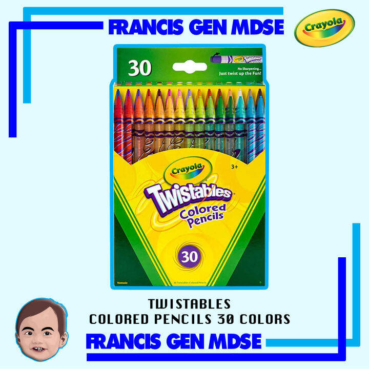 Crayola Twistables COLORED PENCILS [30 Colors] Lazada PH