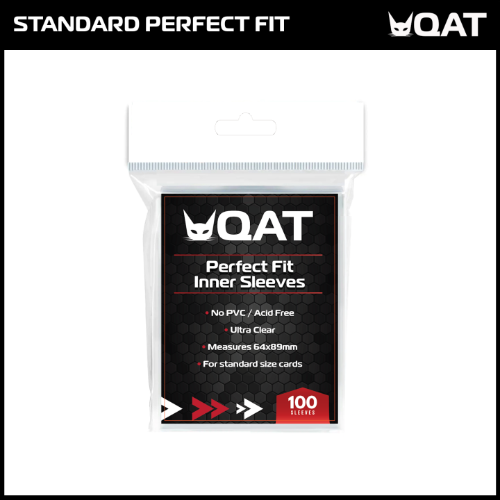[QAT] Perfect fit inner sleeves for standard size cards (64x89mm
