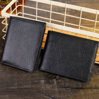 Mens Wallet High Quality Genuine Leather Casual Coin Purse Cash Money Clip Photo Holder Cards Holder Male Wallet Multi function