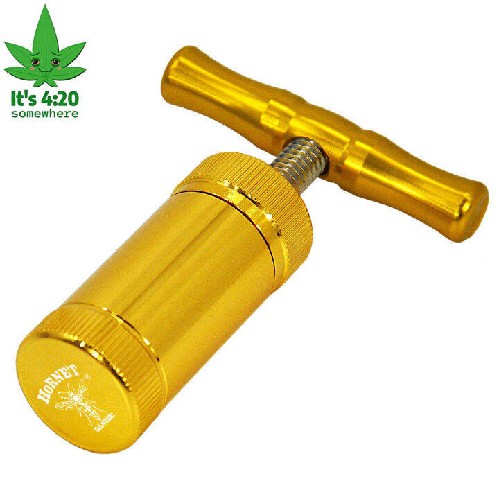 Metal Pollen Presser Compressor Press Metal Herb Spice