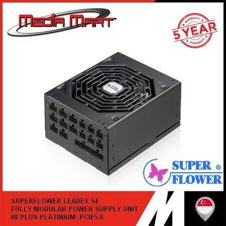 PCIe5.0] SUPERFLOWER LEADEX PLATINUM SE 1000W / 12000W 80 PLUS