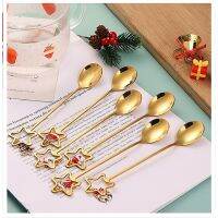 Fork Lunch Accesorios for Kids Christmas Decoration and Table Accessories School Children Bento Decorating Camping Fruit Spoon