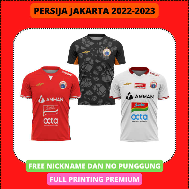 Jersey Persija Jakarta Terbaru 2022 2023 Full Printing Premium Baju