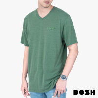 DOSH UNISEX T-SHIRTS BATMAN เสื้อยืดคอวี แขนสั้น ผู้ชาย-ผู้หญิง FLBMT5004-GR