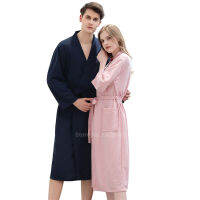 Couples Japanese Kimono Yakata Robes for Women Oriental Lover Solid Pajamas Sleepwear Thin Cardigan Bathrobe Quick Dry Gown Man