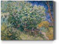 Lilacs By Vincent Van Gogh การพิมพ์ภาพวาดที่มีชื่อเสียงการทำสำเนาภาพในแกลอรี่พรีเมี่ยมที่ห่อการพิมพ์ผ้าใบพร้อมที่จะแขวน36ใน H X 48ใน W ผลิตที่อเมริกางานศิลปะ