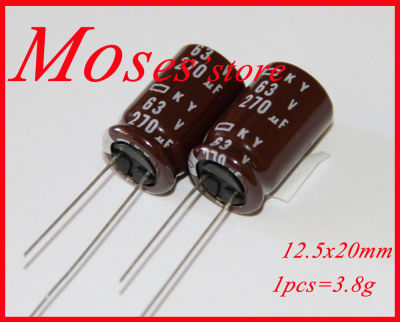 63V 270uF 100 ญี่ปุ่นใหม่ NCC KY Audio Capacitance คุณภาพสูง Electrolytic Capacitor Radial 13X20M M +- 20