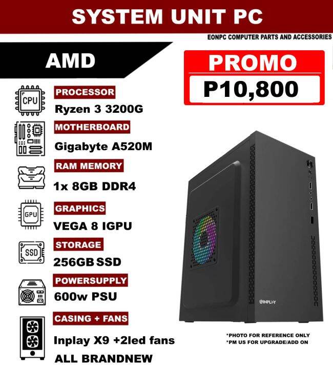 BUDGET GAMING PC DESKTOP RYZEN WITH 2GB GRAPHICS (ALL BRANDNEW) | Lazada PH