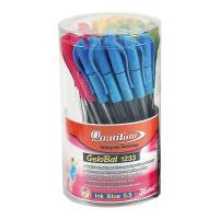 ควอนตั้ม ปากกาปลอกเจลลูลอยด์ #1233 หมึกสีน้ำเงิน 0.5 มม. แพ็ค 36 ด้าม/Quanta Fluorescent Gel Pen # 1233 Blue Ink 0.5 mm. Pack of 36