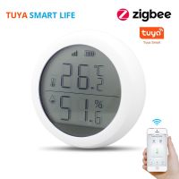 ☏✈☜ Zemismart Tuya Zigbee Smart Home Temperature and Humidity Sensor with LCD Screen Display Real Time Monitor Intelligent Linkage