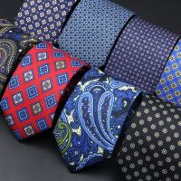 Novelty Soft Imitation Silk Men Ties Vintage Print Paisley Luxury Necktie For Wedding Banquet Party Skin Friendly Cravat Gift