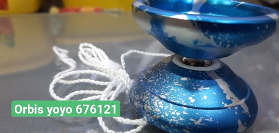 Yoyo chuyên nghiệp 1a auldey kim loại chính hãng - orbis yoyo 676121 xanh - ảnh sản phẩm 3