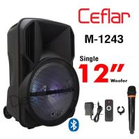 Ceflar ลำโพง BT 12นิ้ว พร้อมไมค์ลอย รุ่น M1243