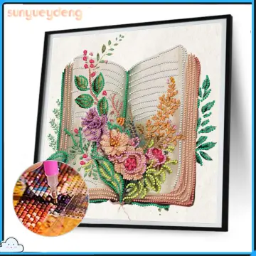 50 Pages Diamond Painting Notebook DIY Mandala Special Shaped Diamond  Embroidery Cross Stitch A5 Notebook Diary Book