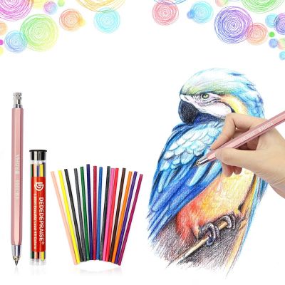 Mechanical Pencil Lead Colorful 3.0mm Anime Pencils Rod Automatic Pencil Lead colored Refill Office School Supplies TR-3000