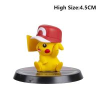 6Pcs/Set Pokemon Anime Figure Pikachu Charizard Mewtwo Blastoise Venusaur Dracaufeu Action Model Christmas Collection Toy Gifts