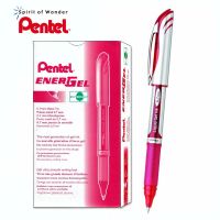 Pentel ปากกาหมึกเจล เพนเทล Energel Deluxe Cap BL57 0.7mm - หมึกสีแดง (กล่องละ 12 ด้าม)