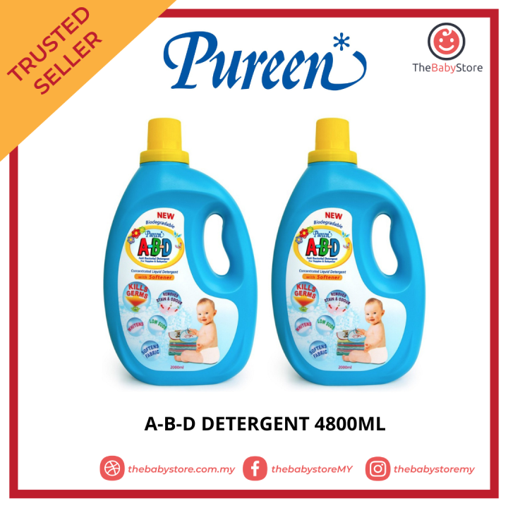 Pureen ABD Liquid Detergent With Softner For Nappies And BabyWear