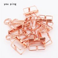 High quality 93 Rose gold metal 48mm 32mm 19mm Binder clip for decorative clips Student School Office Supplies
