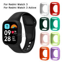 Silicone Case Cover For Redmi Watch 3 Active Smart Watch Protective Sleeve Shell Bumper For Xiaomi Redmi Watch 3 Case Protector