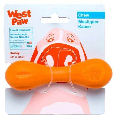 West Paw Zogoflex Hurley ของเล่นกระดูกยางสุนัขที่ทนทานสำหรับเคี้ยวก้าวร้าวรับประกัน100% แข็งแกร่งมันลอย!สำหรับคนที่แข็งแรงร้านค้า