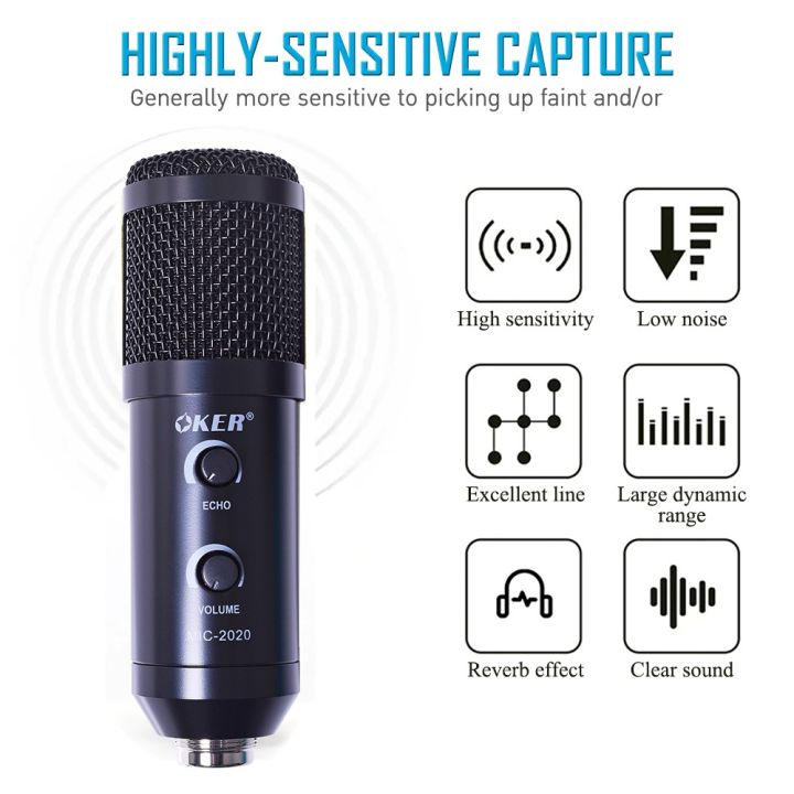 oker-smart-microphone-รุ่น-mic-2020-microphone-condensor-usb-ไมโครโฟนคอนเด็น