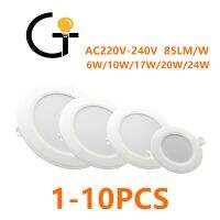 LED Downlight Anti-Glare Led โคมไฟเพดาน AC220V 6W 10W 14W 17W 20W 24W LED Spot Lighting ห้องนอนห้องครัว Led โคมดาวน์ไลท์ *