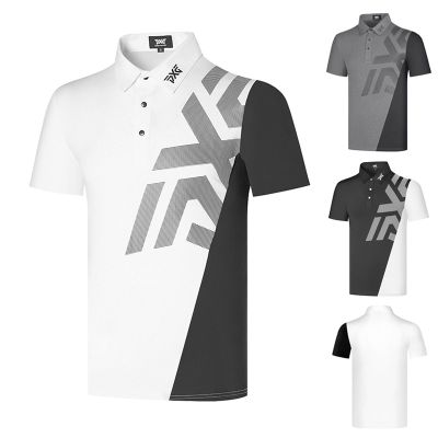 Summer golf short-sleeved mens casual fashion lapel POLO shirt quick-drying breathable outdoor sports comfortable T-shirt Scotty Cameron1 Master Bunny Titleist Le Coq Castelbajac Mizuno Odyssey﹊❁❏